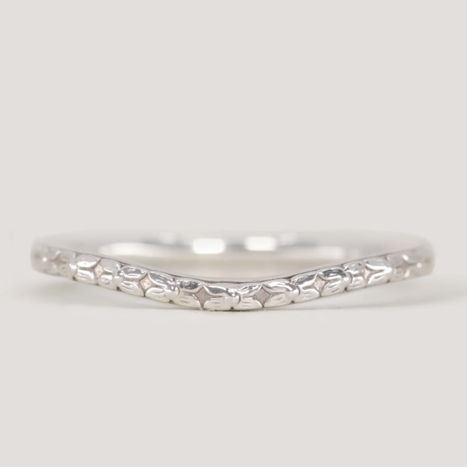 Try at Home Silver Wedding Band Sample Service - Image 21