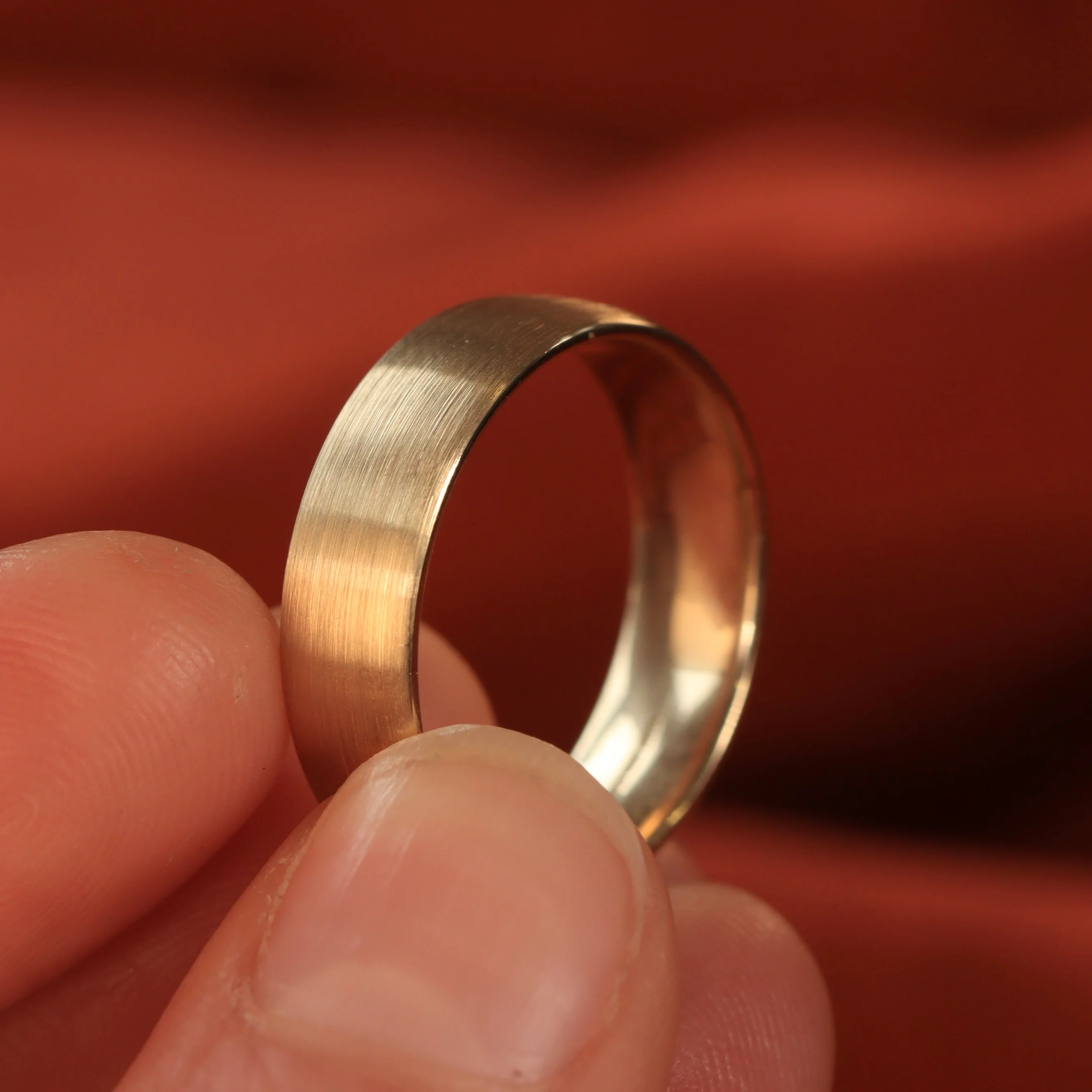 Arlo - Light Court Polished Wedding Ring - Made-to-Order - Image 8